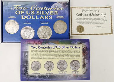 Two Centuries of U. S. Silver Dollars (4) [189909]