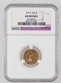 Indian Head $2 1/2 Gold 1913  [190036]