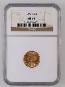 Liberty Head $2 1/2 Gold 1900 MS 65 [190046]