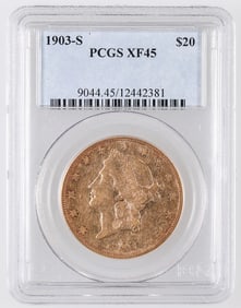 Liberty Head $20 Gold: 1903-S XF 45 [189981]