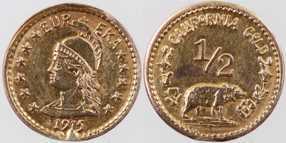 California Fractional Gold 1915 [186597]