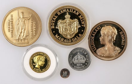 Royal Hawaiian Mint Coins (6) [190334]