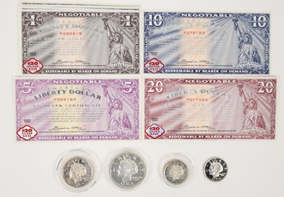 Liberty Dollar Coins & Currency [177602]