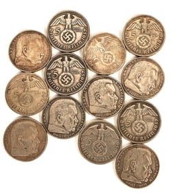 German Silver 5 Marks, c1936-39 (13) [188907]