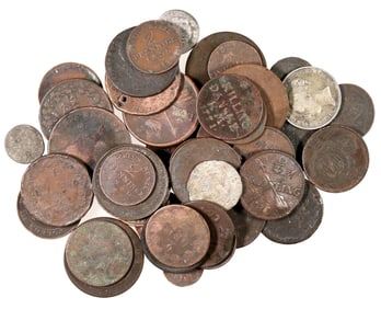Foreign Coins 1700s & 1800s  (49) [177611]