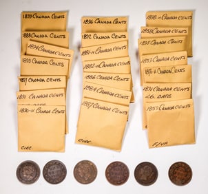 Canadian Cents 1800s [185486]