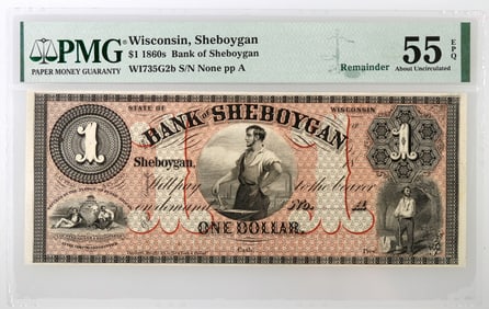 Bank of Sheboygan $1 [188014]