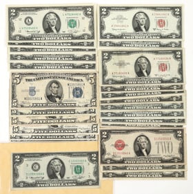$2 & $5 Bill Collection  ($66 face value) [190199]