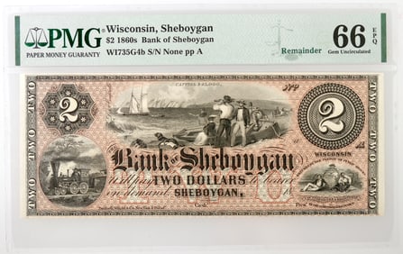 Bank of Sheboygan $2  [188008]