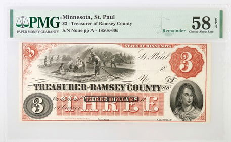 Treasurer of Ramsey County $3 [188011]
