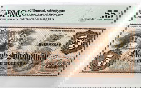 Bank of Sheboygan $5 [188015]