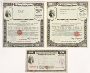 $25 WWII  U. S. Savings Bonds [186248]