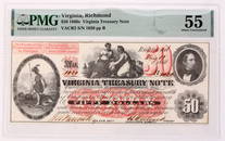 $50 Virginia Treasury Note CR-2 [184461]