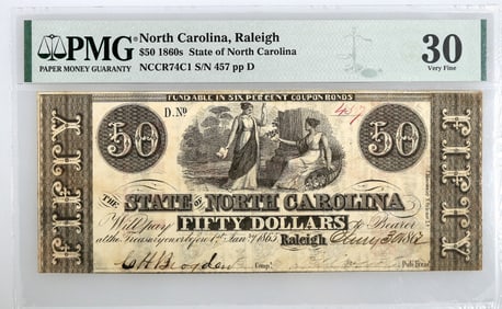 State of North Carolina $50 1862 [188022]