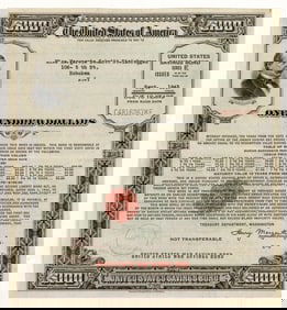 $100 U. S. Savings Bond [186395]