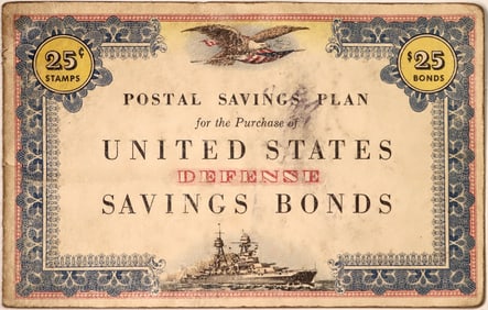 U.S. Defense Savings Bonds Book w/ Stamps [186992]