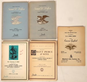 Coin Auctions Catalogs c1960s [167597]