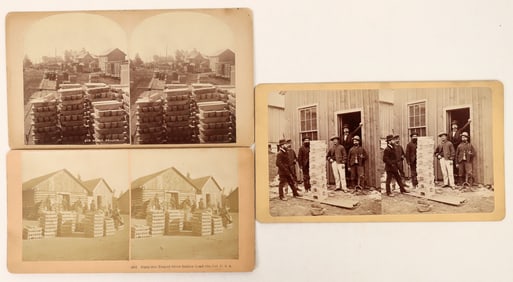 Silver Bullion from Colorado Mining Towns Photographs (3) [190088]