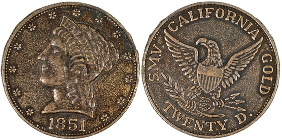 1851 Baldwin $20 Replica [185239]