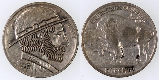Hobo Nickel by John Dorusa "Bert" [179160]