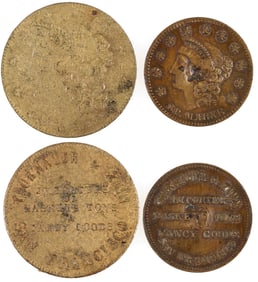 Thurnauer & Zinn Gold Rush Era Tokens [173787]