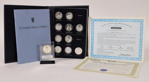 Medallic History of Medicine Sterling Silver Set (60) [178766]