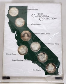 Nevada City Mint California Collection Silver Medals (14) [190870]