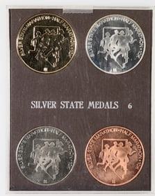 Silver State Marathon Medals (4) [190869]