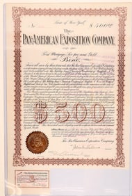 Pan American Expo Bond Cert [185616]