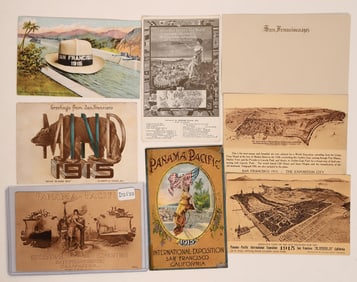 Pan Pac Expo Postcards, 8, c1915 [184225]