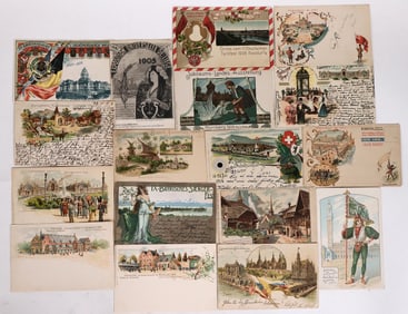 International Expo Postcards, 17, c. 1890's-1906 [184227]