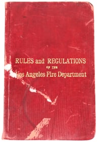 Los Angeles Fire Dept. Rule Book, 1911 [188449]
