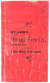 Hough Fire Co. By Laws, 1893 [188445]