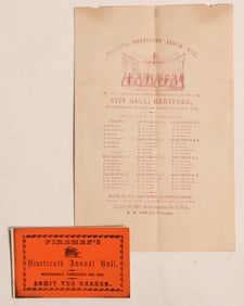 Ticket to The Firemen's Ball 1854 [184507]