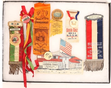 California Ribbons, Badges, Buttons, 7 [182939]