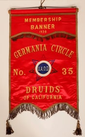 Druids Fraternal Banner 1938 [183275]
