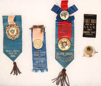 Oregon Fraternal Breastbadges (4) [182938]