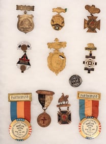 Knights Templar Cal Breast Badges / Medals (11) [182930]