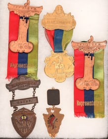 Order of Red Men Breastbadges, 4 [182959]