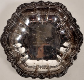 Clint Walker's Silver Bowl Gift from Aaron Spelling [190601]