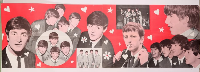 Beatles Poster 1964 & Acme Beatle Magazines (16) [187187]