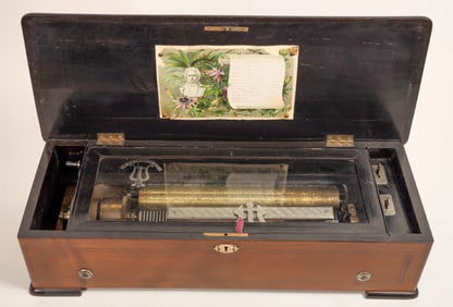Swiss (?) Antique (?) Music Box, c 1850s (?) [188813]