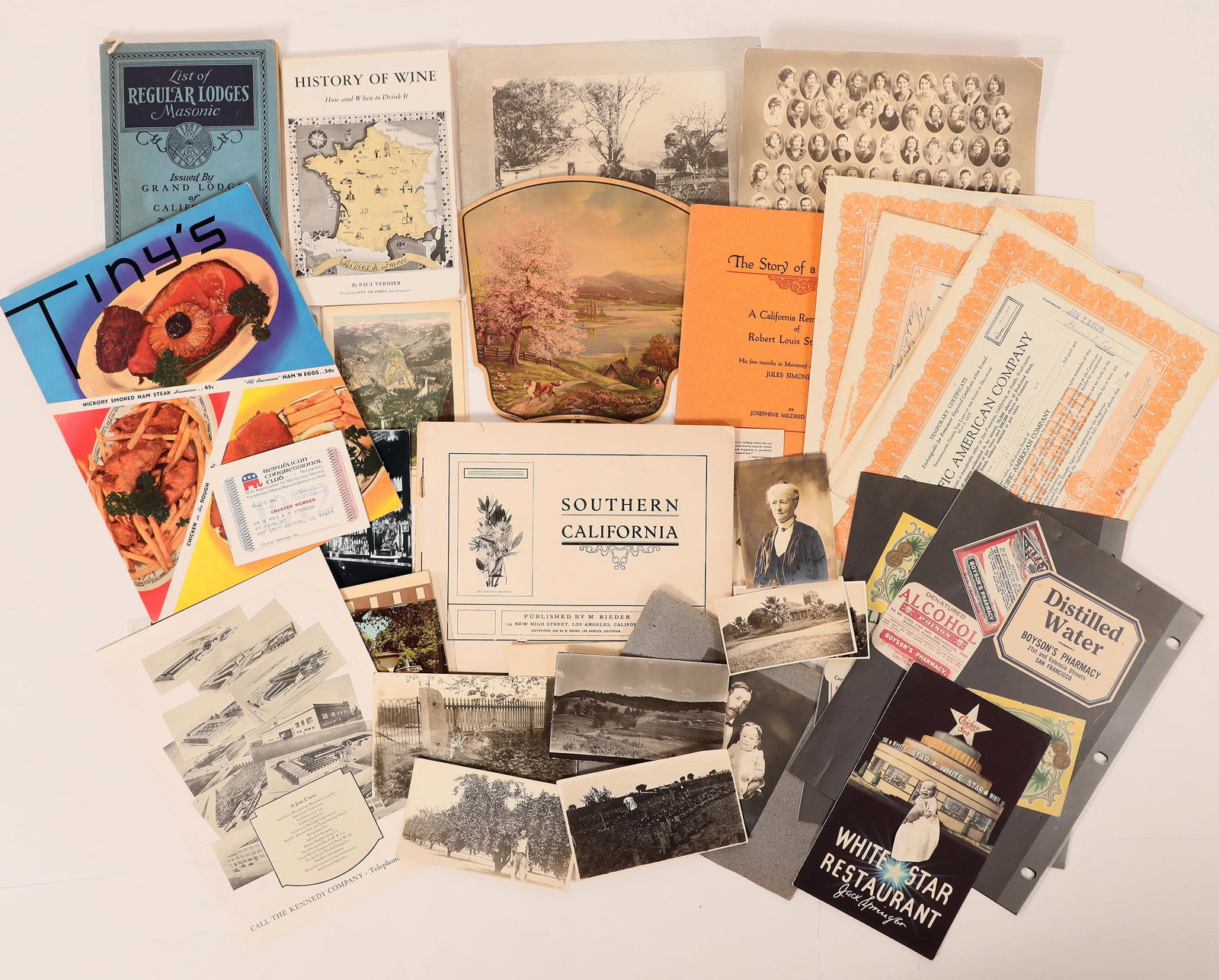 California Ephemera Grab Bag [180358] (1 of 9)