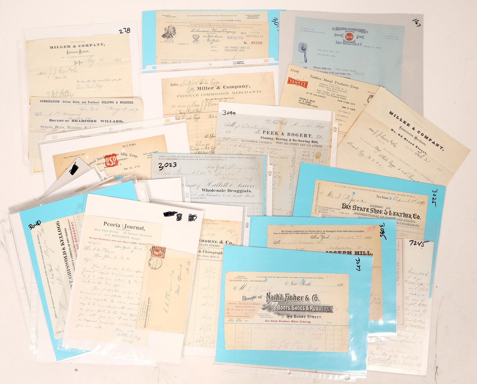 New York Billheads 1870s-1890s [181202] (1 of 8)