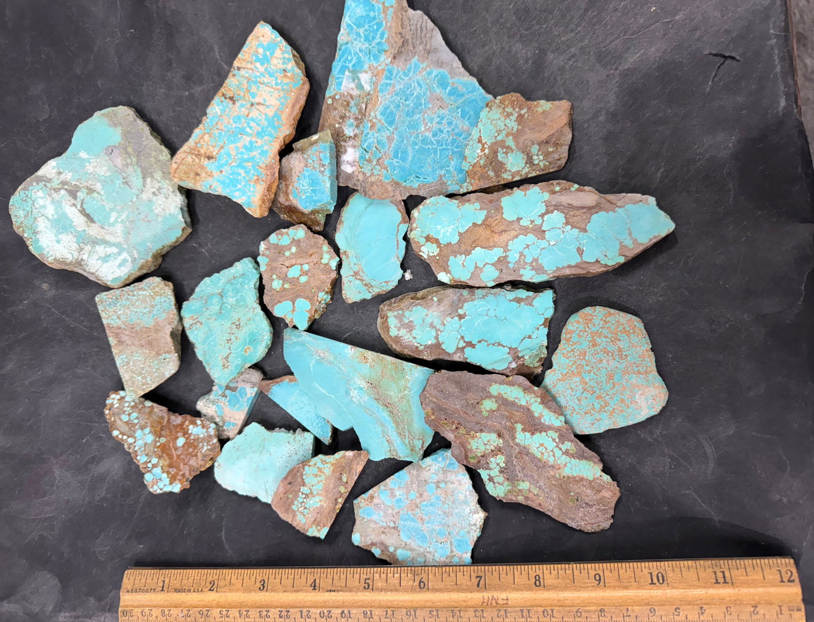 Turquoise - No. 8 Mine Nevada, Slabs [189532] (1 of 2)