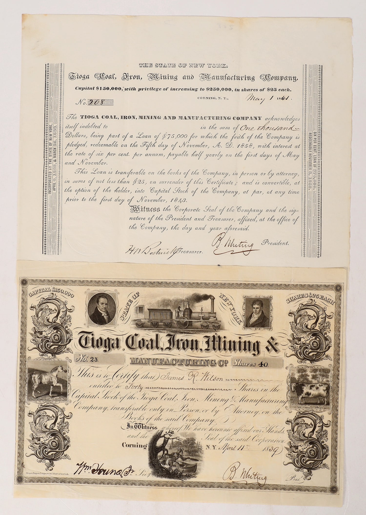 New York Coal Mining Stocks, 2 [173265] (1 of 1)