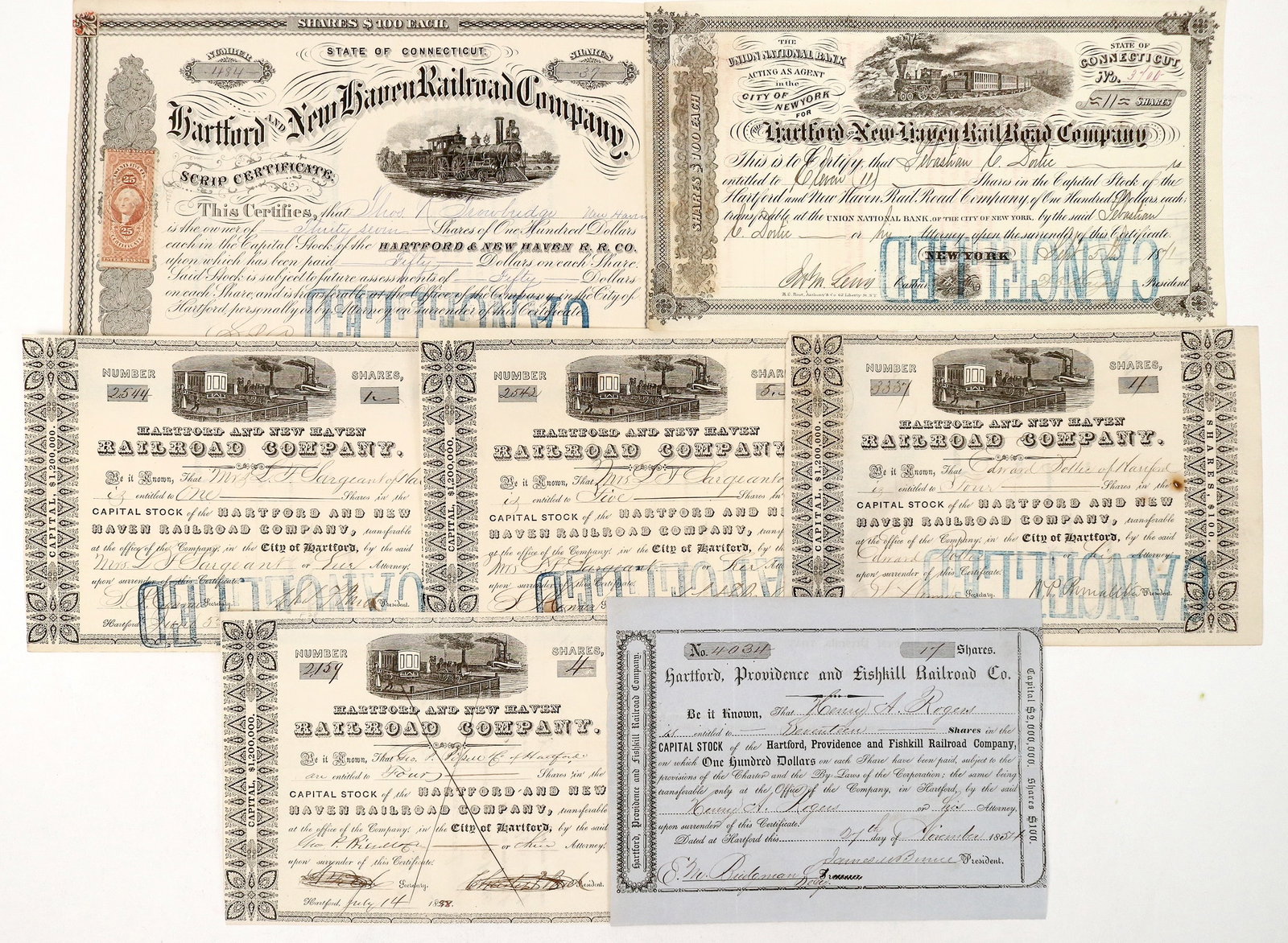 Connecticut Railroad Stock Group [191363] (1 of 1)