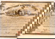 American Express Butterfield, Wells & Fargo Signed Stock Certificate [192960]