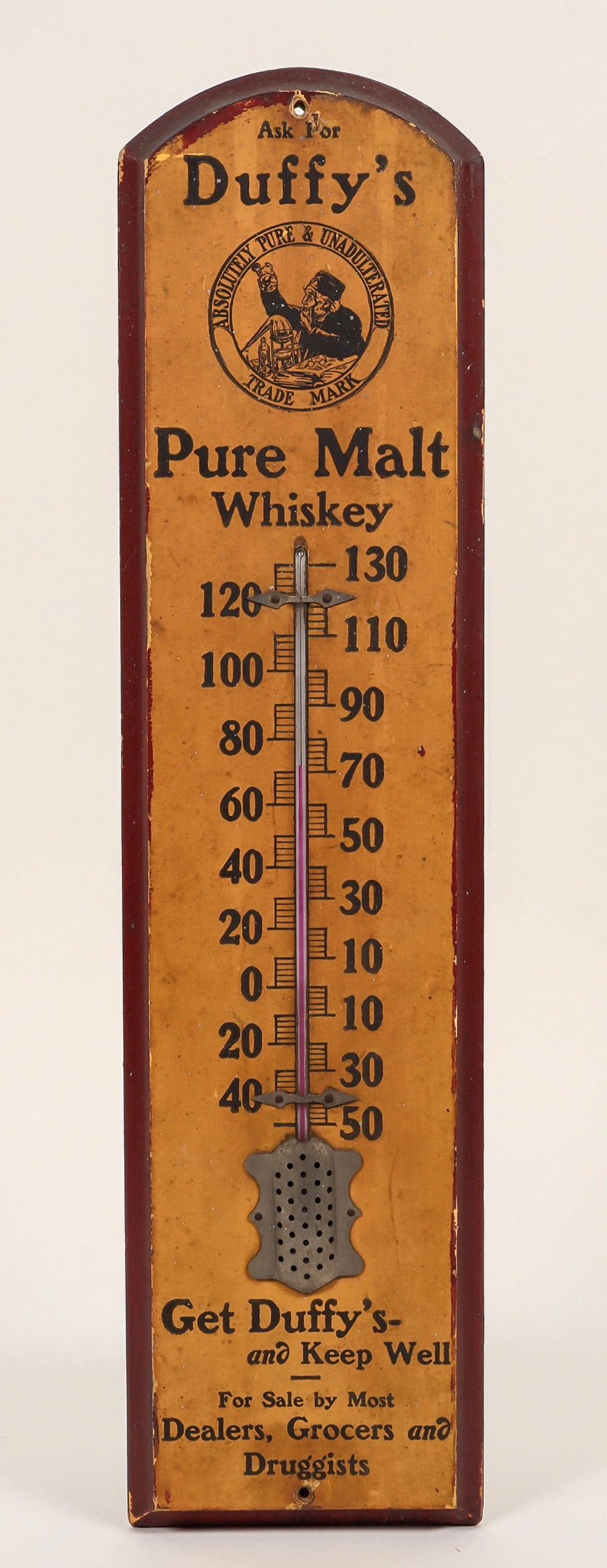 Vintage Advertising Scotch Whiskey Thermometer [191831] (1 of 2)