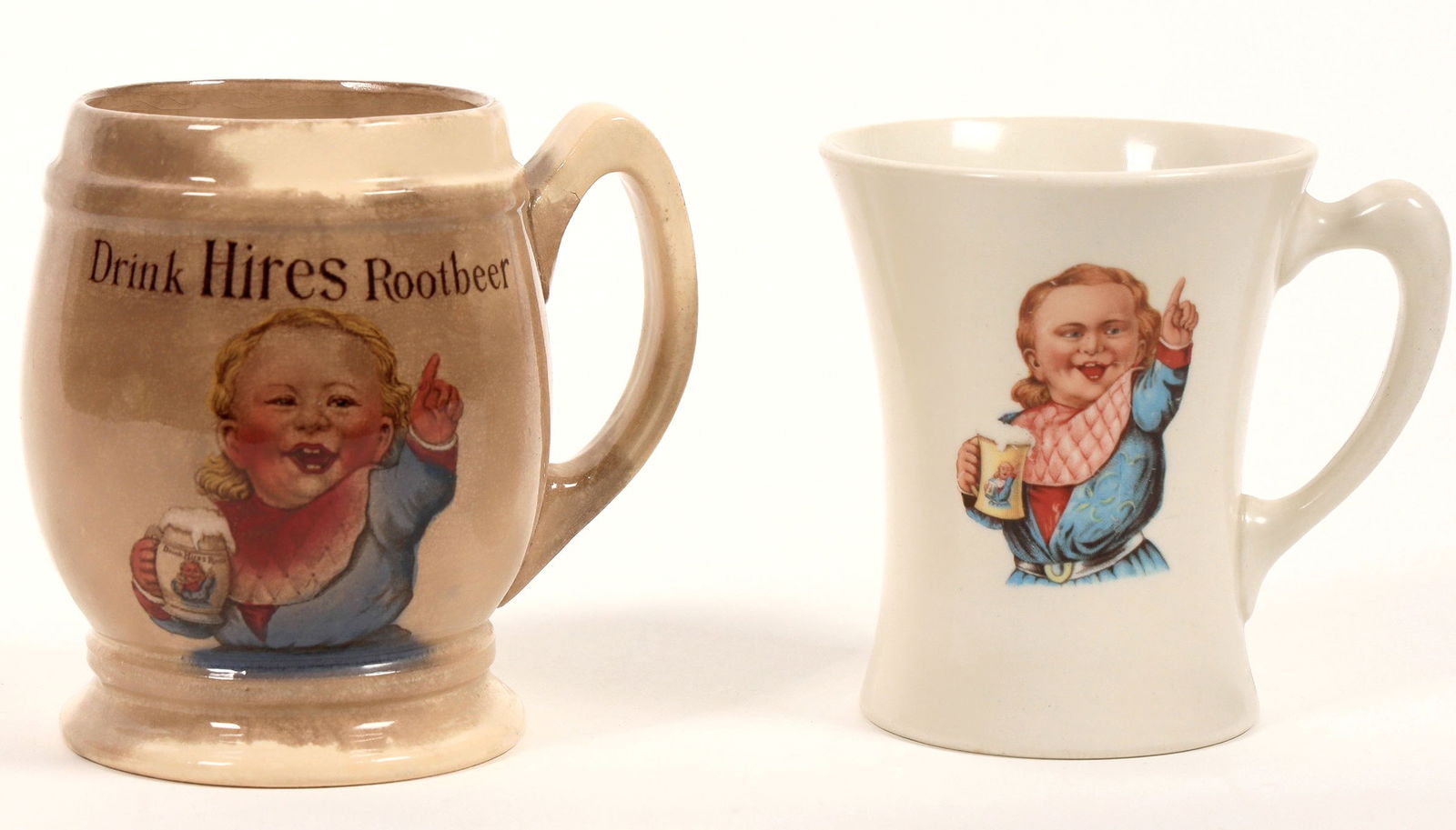 Hires Root Beer Advertising Cups (2) [191457] (1 of 3)